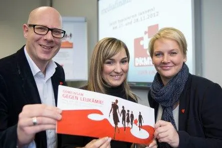 Neue Lebensretter gesucht. Stammzellspende beim Team der mediafinanz AG Bild: Neue Lebensretter gesucht. Stammzellspende beim Team der mediafinanz AG