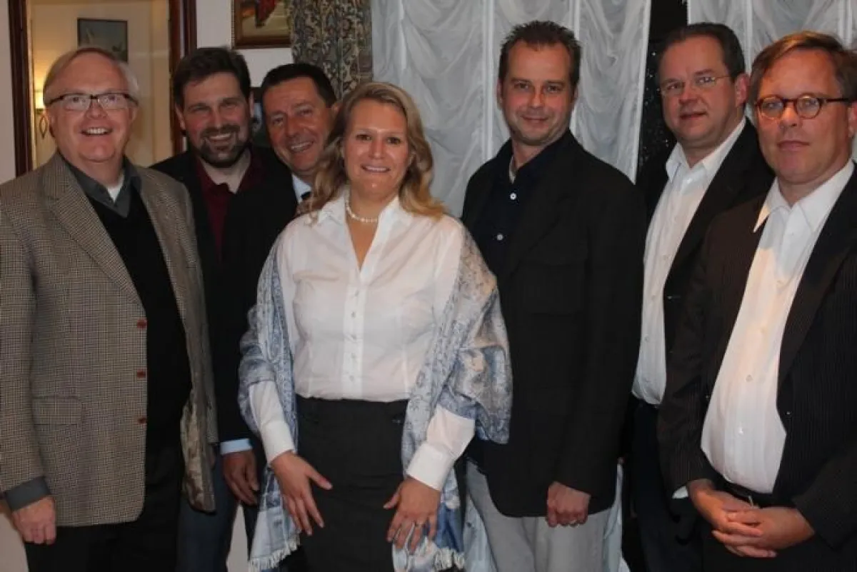 v.l.: R. von Hunnius, K. Becker, F. Sürmann, M. Daubenthaler, T. Mansmann, R. Meier-Sydow und D. Hartmut.