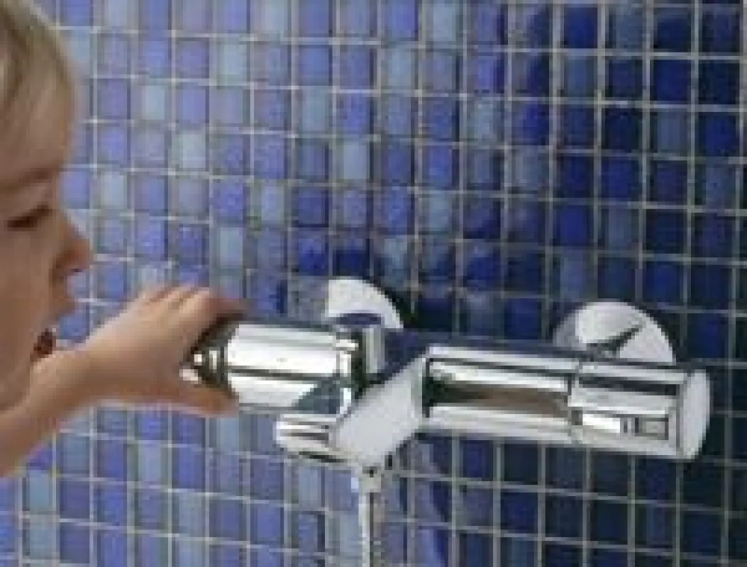 Bild: Die Cool Body Technologie schützt zuverlässig vor Verbrennungen am Armaturenkörper. Bild: tdx/Ideal Standard