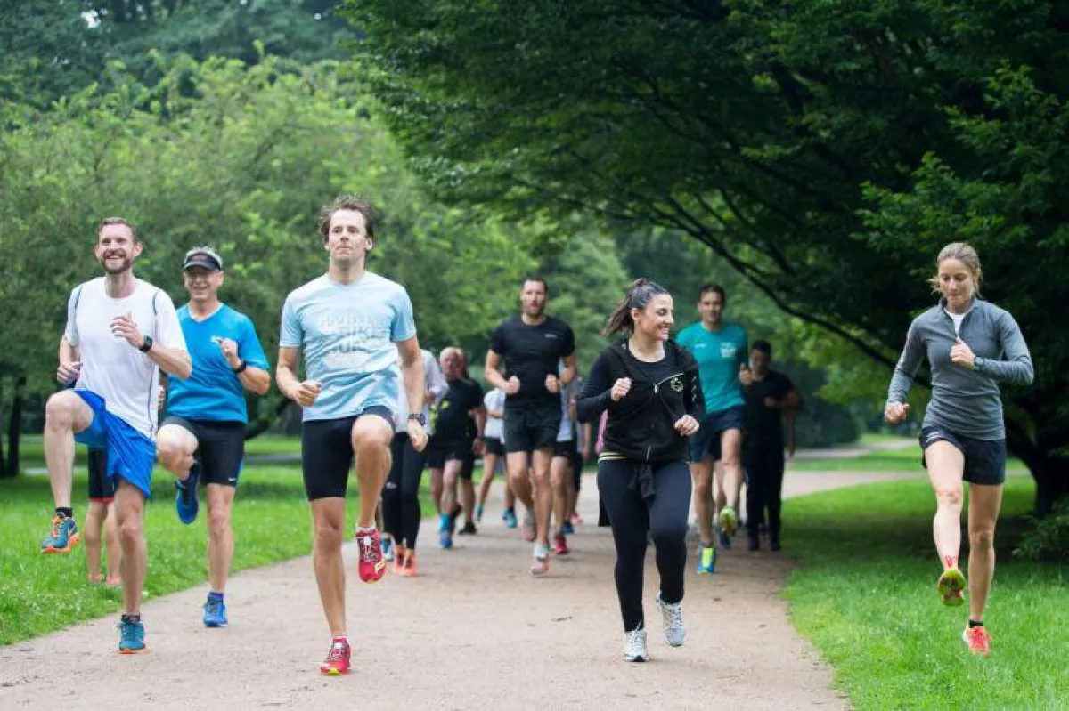 Der beliebte BKK Mobil Oil Lauftreff findet ganzjährig statt. Foto: Henning Angerer