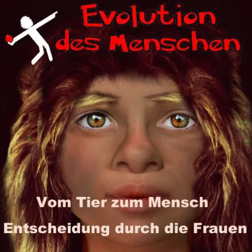 Bild: Evolution vom Tier zum Mensch - Entscheidung durch die Frauen