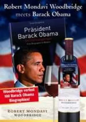 Bild: Yes- we can! Robert Mondavi Woodbridge verlost 100 aktuelle Barack Obama Biographien