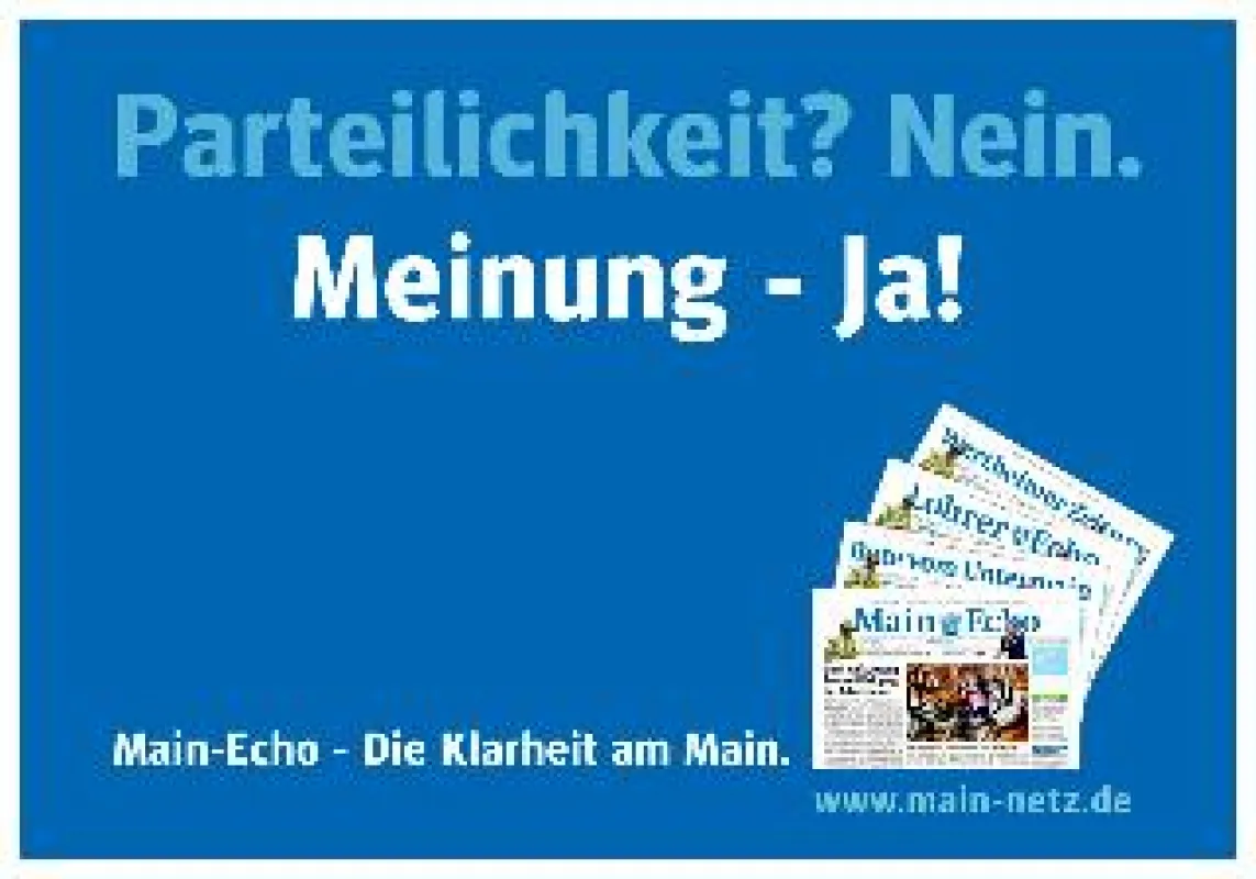 Eines von sechs Plakatmotiven