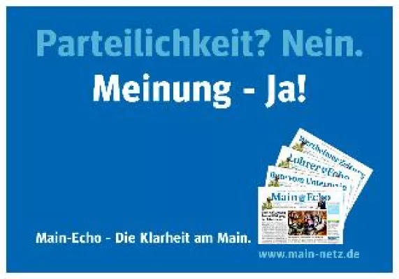 Main-Echo-Verlag wirbt erstmals klassisch Bild: Main-Echo-Verlag wirbt erstmals klassisch