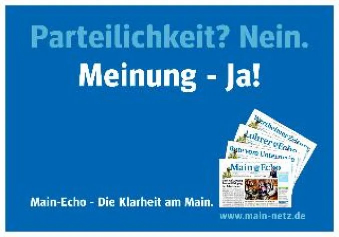 Bild: Main-Echo-Verlag wirbt erstmals klassisch