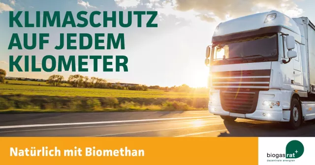 Bild: Politische Diskriminierung und Willkür muss aufhören- Biomethan macht Verkehr- u. Wärmesektor klimafreundlich!