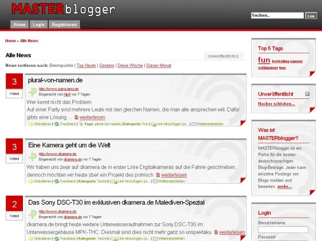Bild: Neues Portal für die besten deutschsprachigen Blog-Beiträge geht online