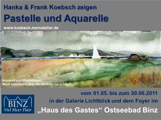 Bild: Hanka & Frank Koebsch zeigen Pastelle und Aquarelle