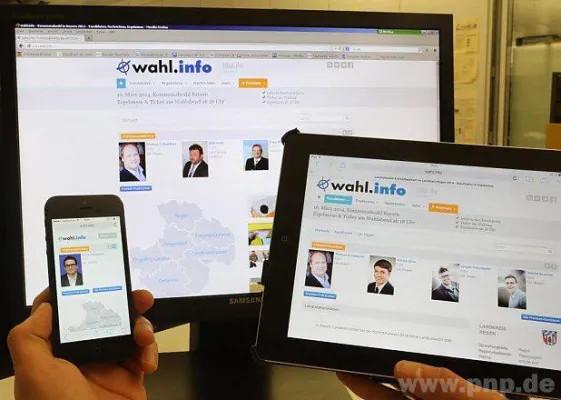 Bild: Mobiles Wahlportal: Infos zur Kommunalwahl aufs Smartphone