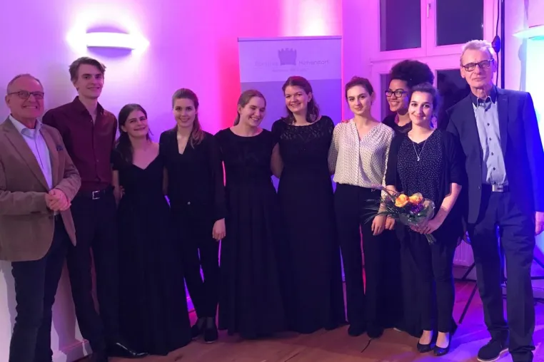 Bild: Begeisterung beim Abschlusskonzert des 10. Baltischen Winters der Brahmsgesellschaft im Schloss Hohendorf