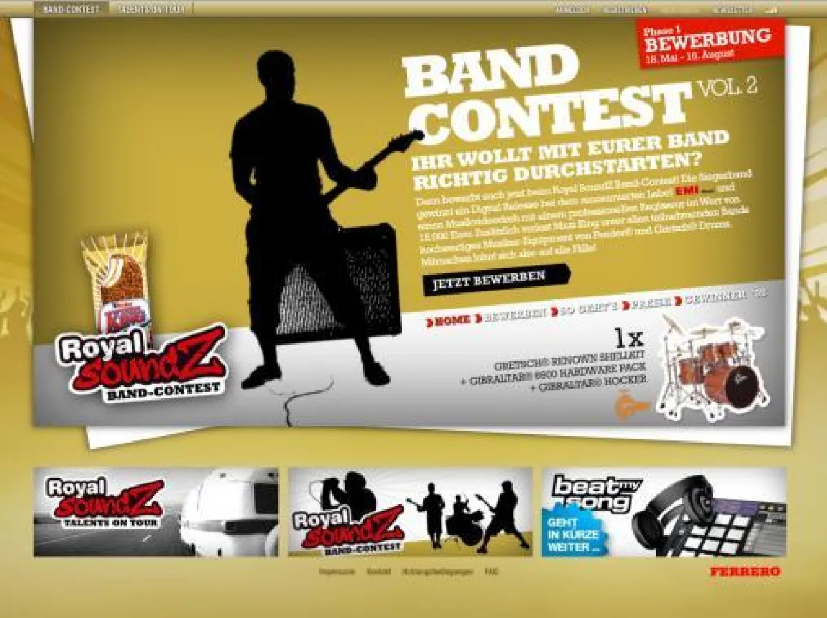 Royal SoundZ Band-Contest Vol. 2 von kinder Maxi King