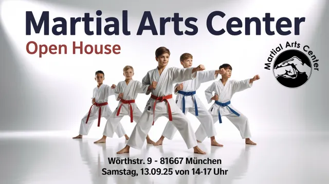 Bild: Open House am 13.09.2025 in München: Kampfkunst für Kinder – Fokus, Stärke, Selbstvertrauen