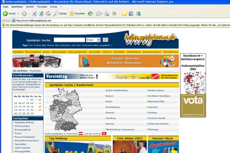 Bild: Geo-Umkreissuche für Hallenpielplätze in Deutschland, Österreich, Schweiz