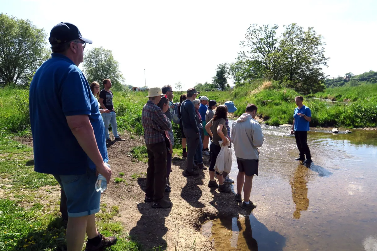 Artenkenntnisse und Naturerlebnisse werden im Rahmen der Naturführer:innen-Ausbildung vermittelt.  (© NABU)