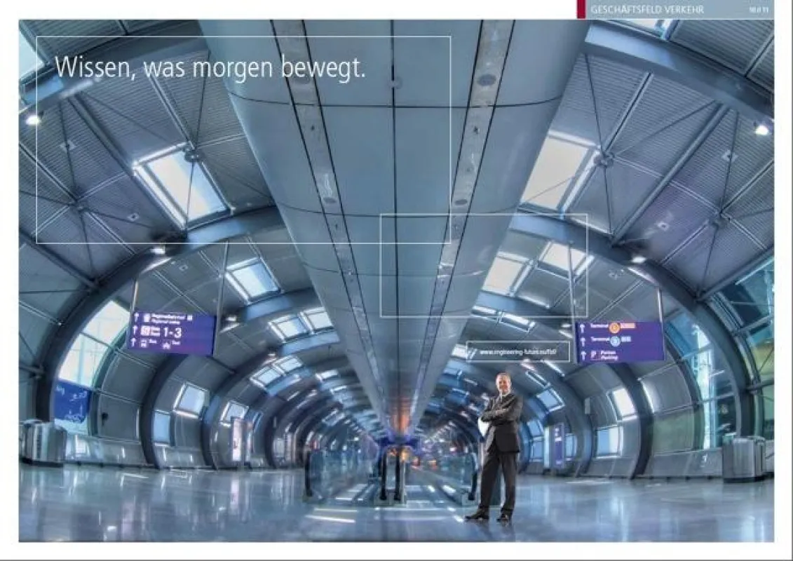 engineering future: Der neue Claim der ZERNA Ingenieure wird bildhaft erlebbar in der von SCHWIND’ gestalteten Imagebroschüre.