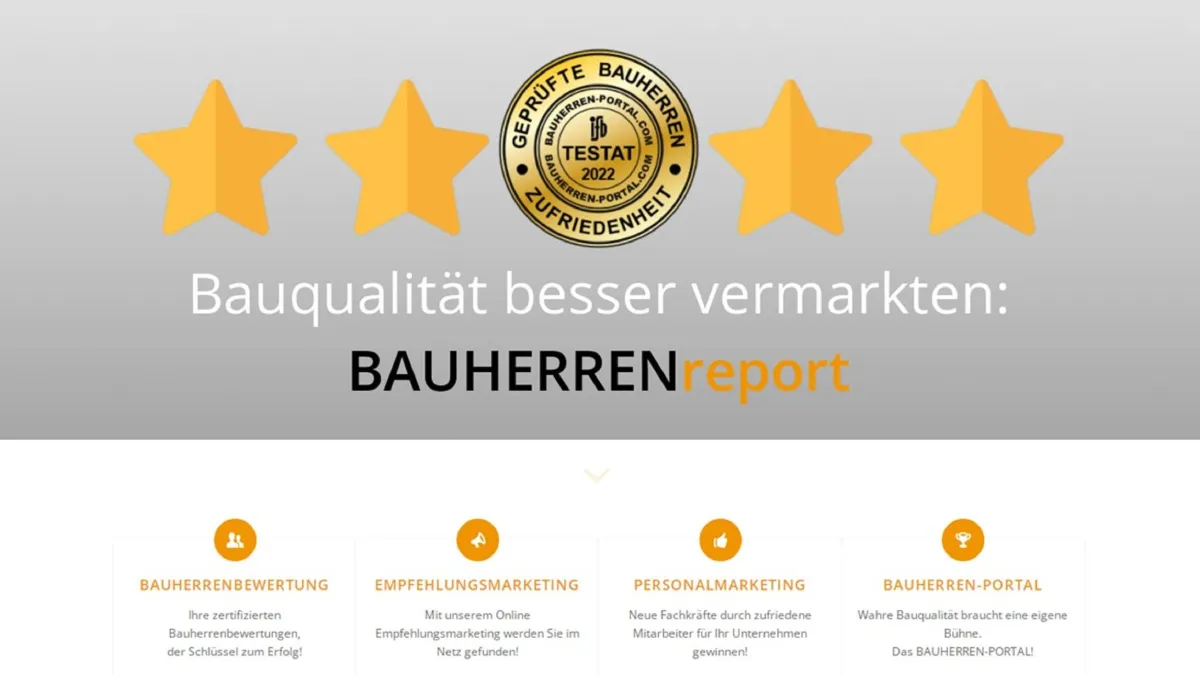Online-Marketing für Bauunternehmen (© BHR BAUHERRENreport GmbH)