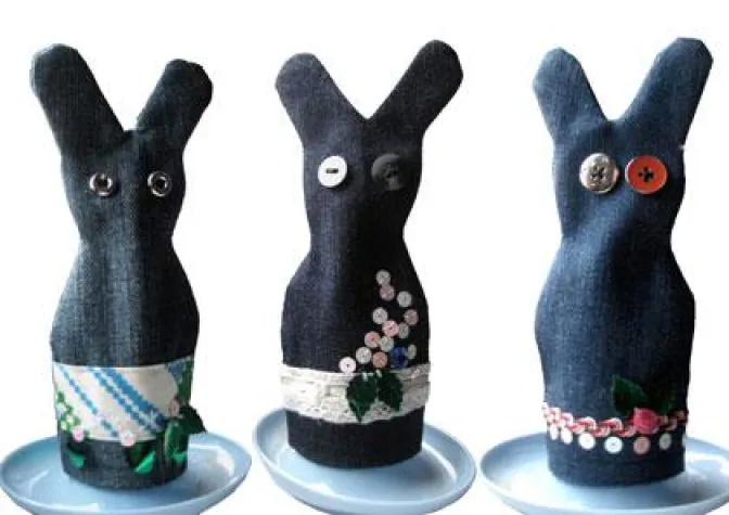 Bild: Osterbrunch mit süßen Hasen