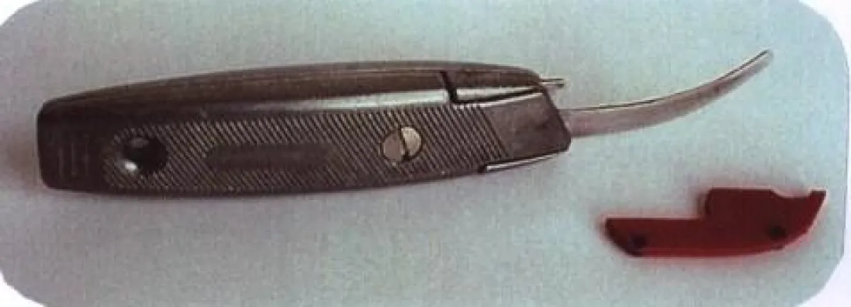 Patentiertes Messer