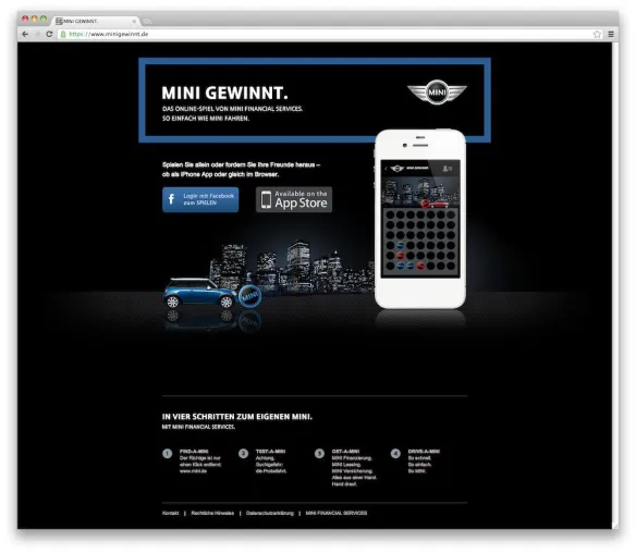 Spielend zur Autofinanzierung: Agentur 19:13 adaptiert Strategiespiel „Vier Gewinnt“ Bild: Spielend zur Autofinanzierung: Agentur 19:13 adaptiert Strategiespiel „Vier Gewinnt“