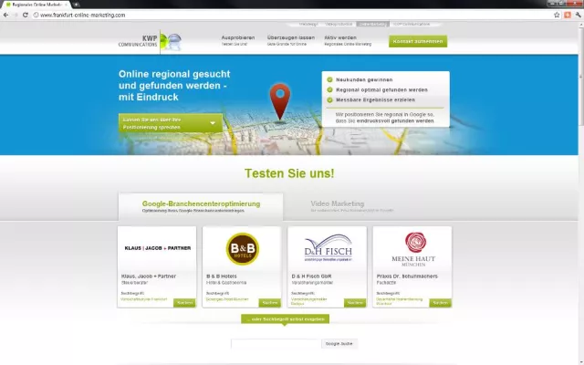 KWP, Agentur für digitale Kommunikation, bietet regionales Online Marketing für den Mittelstand Bild: KWP, Agentur für digitale Kommunikation, bietet regionales Online Marketing für den Mittelstand