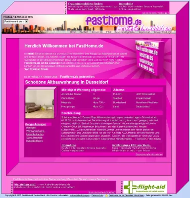 FastHome.de bietet private WM Zimmer an. Bild: FastHome.de bietet private WM Zimmer an.