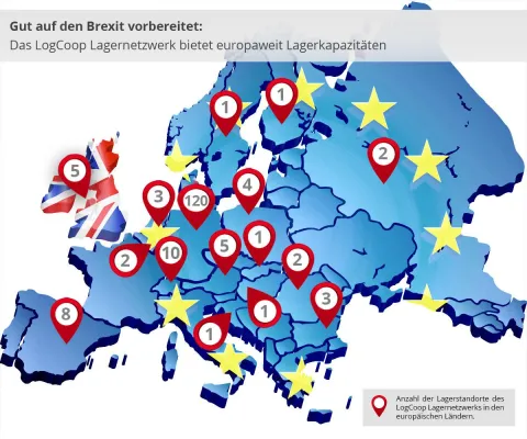 Mit LogCoop gut auf den Brexit vorbereitet Bild: Mit LogCoop gut auf den Brexit vorbereitet