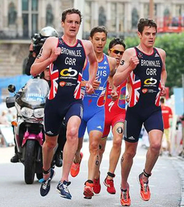 Läufer beim Hamburg Triathlon / Lagardere Unlimit Hochzwei
