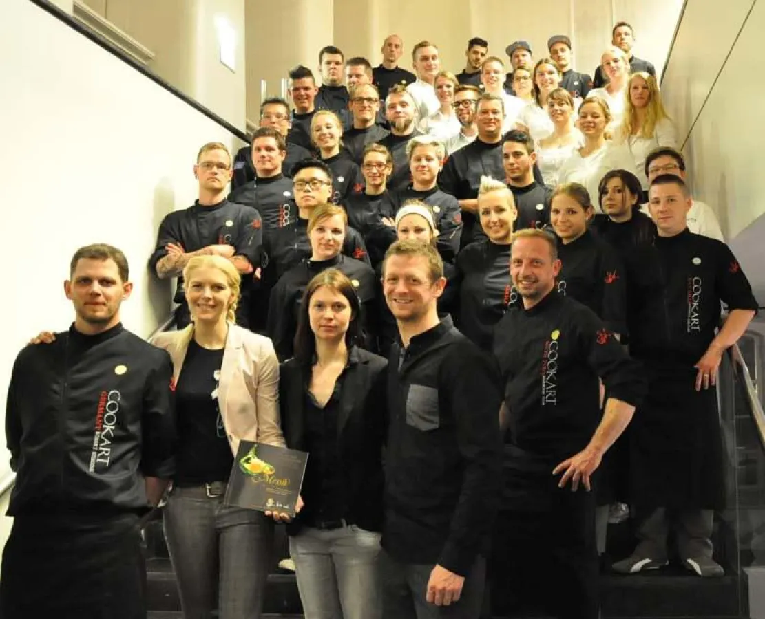 CookArt-Köche aus vier Nationen kreierten das Menü. Foto: Margitta True