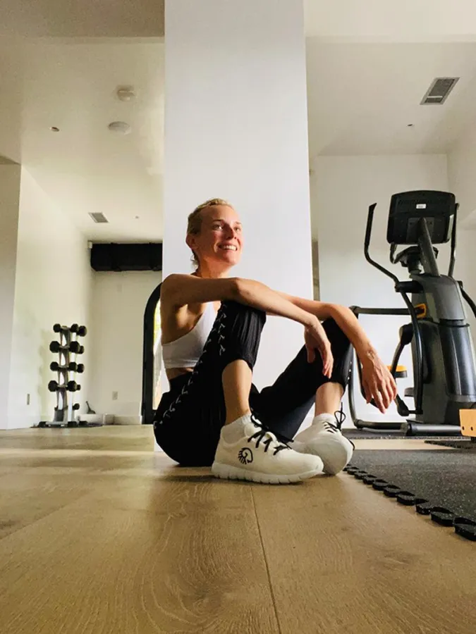 Diane Kruger liebt ihre Merino Runners von Giesswein