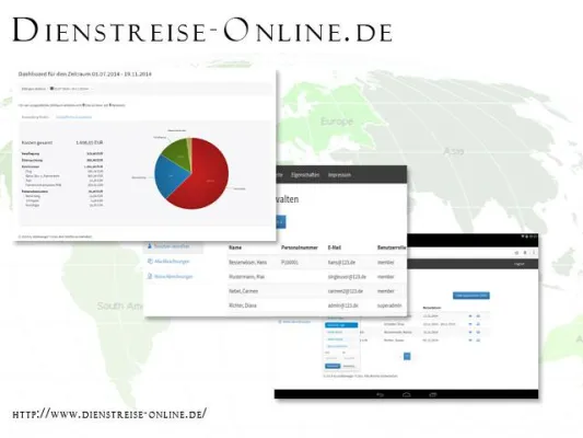 Bild: Reisekosten 2015 - jetzt einfach online nach aktuellem Reisekostenrecht verwalten