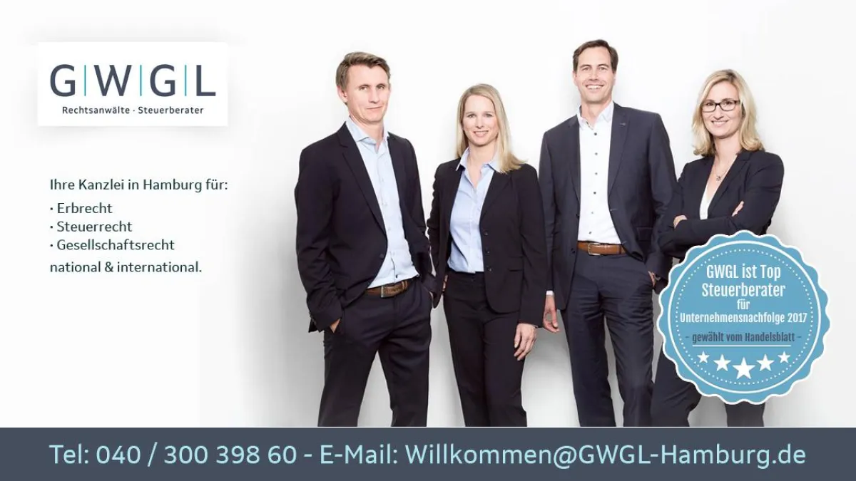 Das Team GWGL Rechtsanwälte und Steuerberater