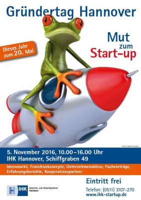 Bild: Mut zum Start-up: Gründertag Hannover am 5. November in der IHK