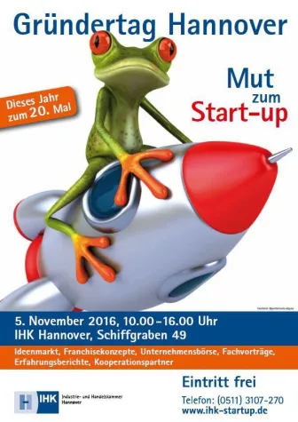 Bild: Mut zum Start-up: Gründertag Hannover am 5. November in der IHK