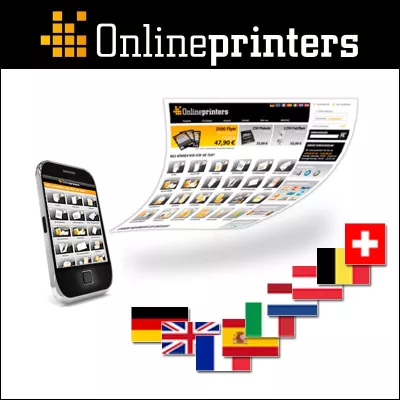 Onlineprinters setzt in Europa auf Trend der mobilen Onlinenutzung Bild: Onlineprinters setzt in Europa auf Trend der mobilen Onlinenutzung