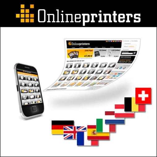 Bild: Onlineprinters setzt in Europa auf Trend der mobilen Onlinenutzung