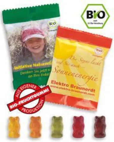Bild: SOURCE erweitert sein Werbeartikel Fruchtgummi Sortiment mit Bio Bärchen