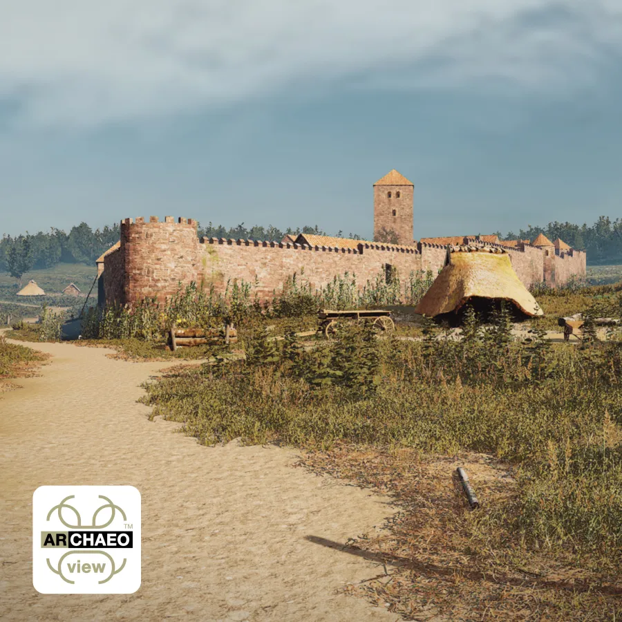 Die Mengeburg - eine interaktive Zeitreise ins Mittelalter (© Archaeologica)