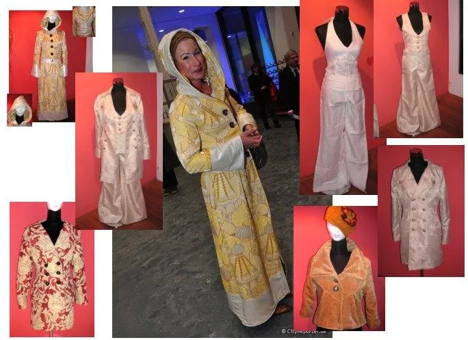 Bild: Recycling fashion - oder: Wenn der Vorhang zum Mantel wird