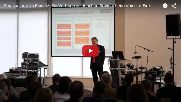 Bild: Vortrag Voice of Fire: Sprachalarm im Einsatz