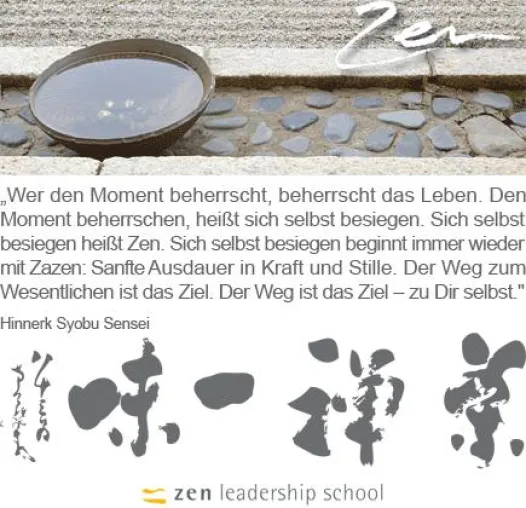 Bild: ZEN - Leadership & Management - Manager und Meditation