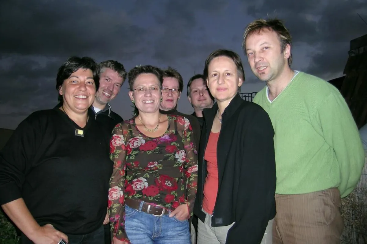 Die Jury des Felix Rexhausen-Preis 2007: Dr. Carmen Kaminsky, Arnd Riekmann, Dr. Petra Werner, Susanne Wankell, Pascal Beucker, Dorothee Winden, Dr. Jürgen Bräunlein (von links); Foto: Axel Bach, Köln