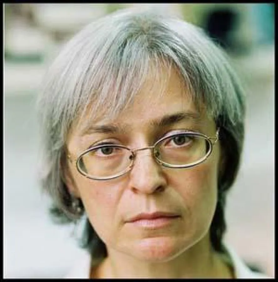 Die mutige russische Journalistin Anna Politkowskaja wurde am 7. Oktober 2006 in Moskau erschossen. Bild: Nowaja Gaseta