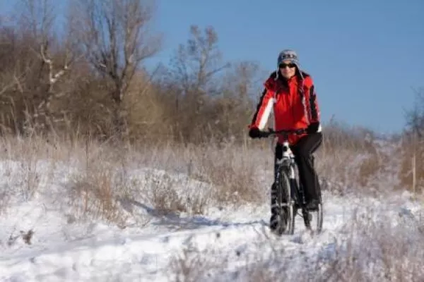 Bild: Wintersport mal anders - Traumtouren um Bad Birnbach sind ein Paradies für Winterradler