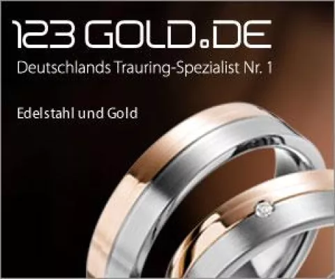 Bild: Trauringe aus Edelstahl – 123gold präsentiert eternal touch Edelstahl-Kollektion