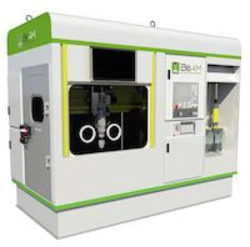 Bild: BeAM präsentierte auf der Formnext „Modulo“, seinen neuen industriellen 3D-Drucker zum Laserauftragschweißen