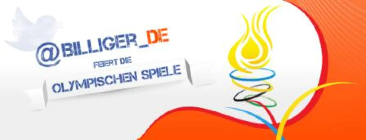 billiger.de mit Olympia-Gewinnspiel ab sofort auf Twitter