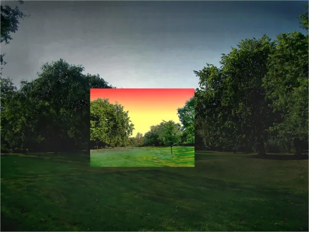 Bild: Videoprojektion im Kleinen Tiergarten: Sunrise @ Sunset