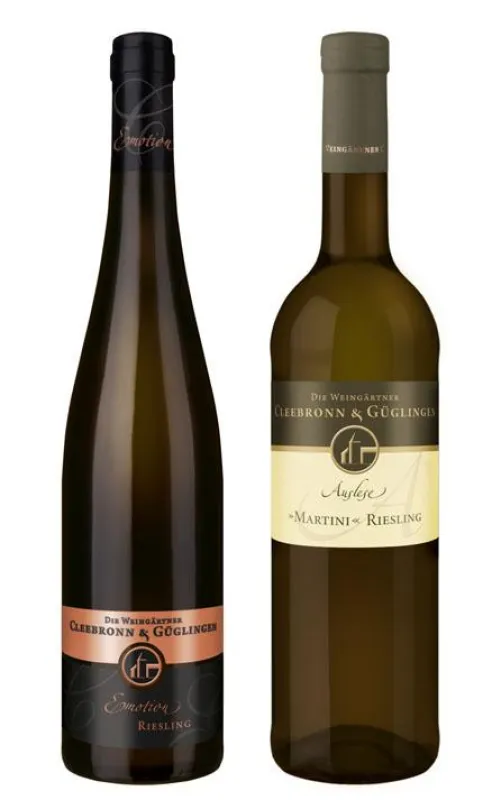 Riesling Emotion CG und Riesling Auslese Martini der Weingärtner Cleebronn-Güglingen e. G. zeigen, dass in Württemberg hervorragen