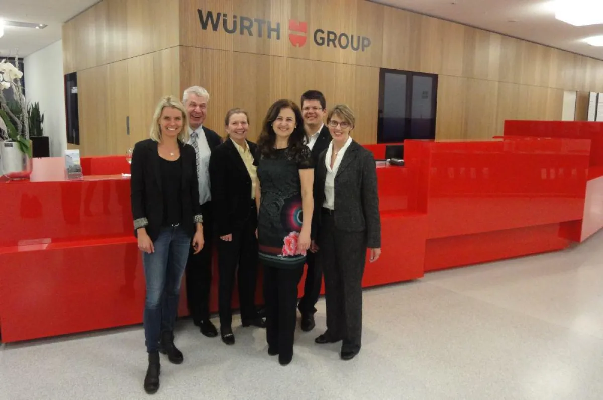Die anwesenden Vorstandsmitglieder aus drei Ländern im Würth Haus in Rorschach.