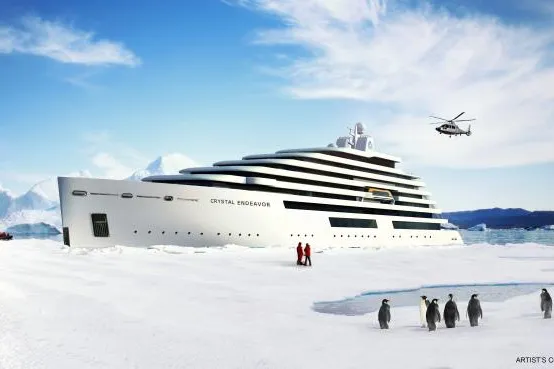 Bild: Crystal Cruises gibt Pläne für weltgrößte Yacht mit Eisklasse - Crystal Endeavor - bekannt